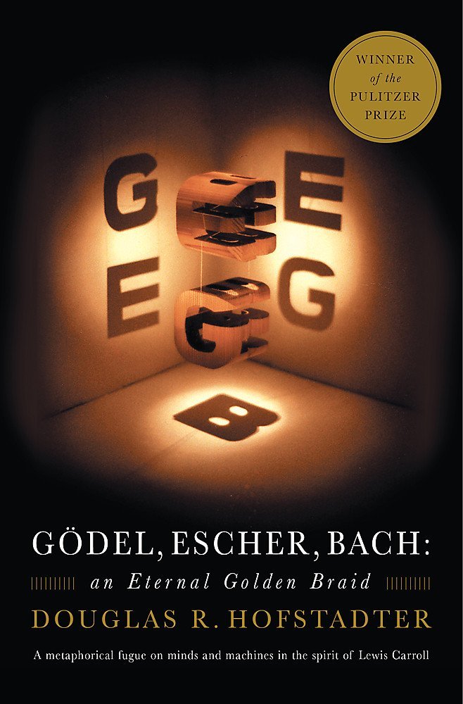Book cover: Gödel, Escher, Bach · Inside and outside a formal system by Douglas R. Hofstadter